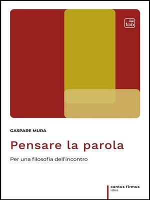 cover image of Pensare la parola